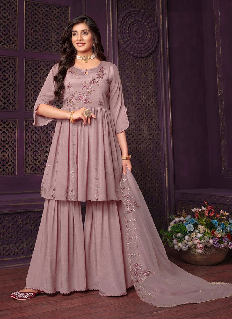 Eminent 2 By Lily And Lali Sharara Readymade Suits Catalog